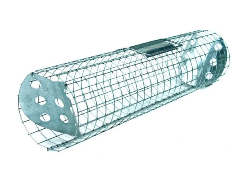 Cage tube 60 cm, 2 entrées